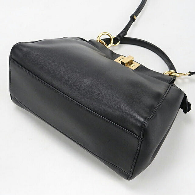 中古 フェンディ ハンドバッグ レディース ブランド FENDI ピーカブー 2WAY 8BN244 ブラック USDFE117361011