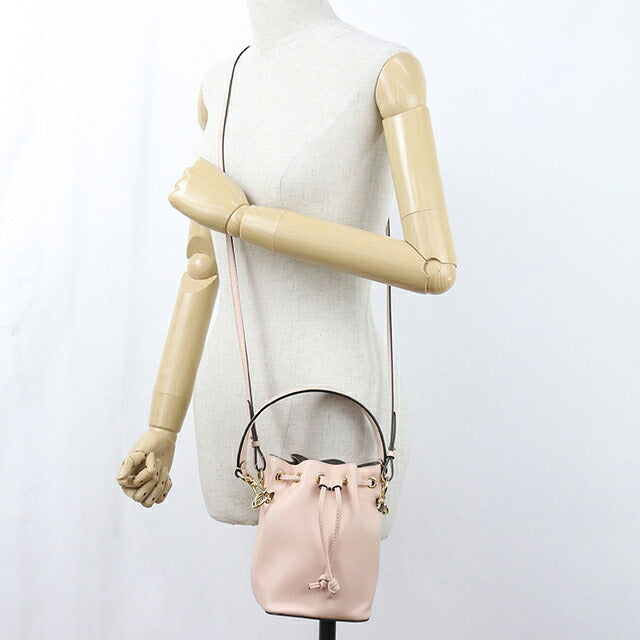 中古 フェンディ ハンドバッグ レディース ブランド FENDI ミニ モントレゾール 2WAY レザー 8BS010 ピンク USDFE118540011