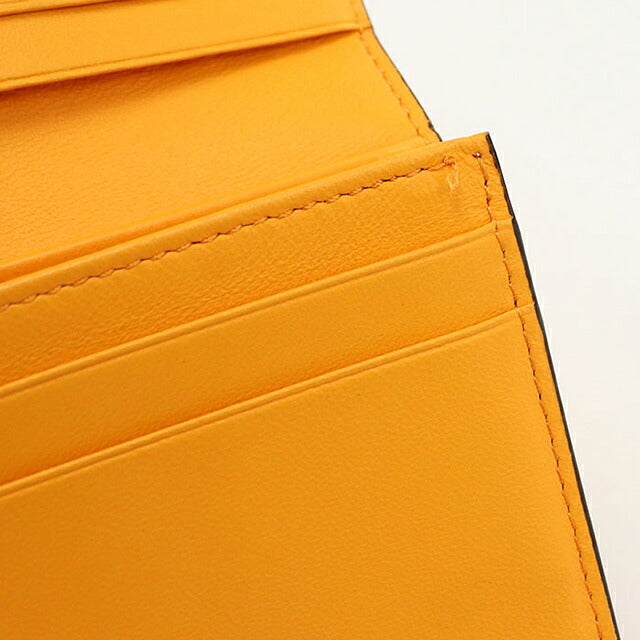 フェンディ 二つ折り財布 二折財布 コンパクト レディース ブランド FENDI バゲット 8M0420 オレンジ USDFE118569011