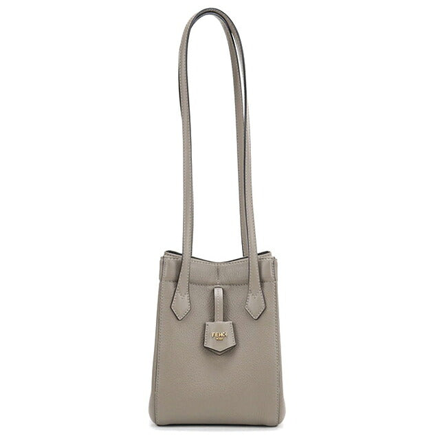 中古 フェンディ ショルダーバッグ レディース ブランド FENDI オリガミ ミニ 8BS083 APZA グレー USDFE119390011