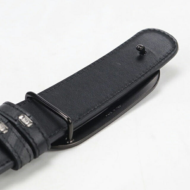 中古 フェンディ ベルト メンズ ブランド FENDI FFモチーフ ズッカ リバーシブル 7C0475 ブラック USDFE119436011