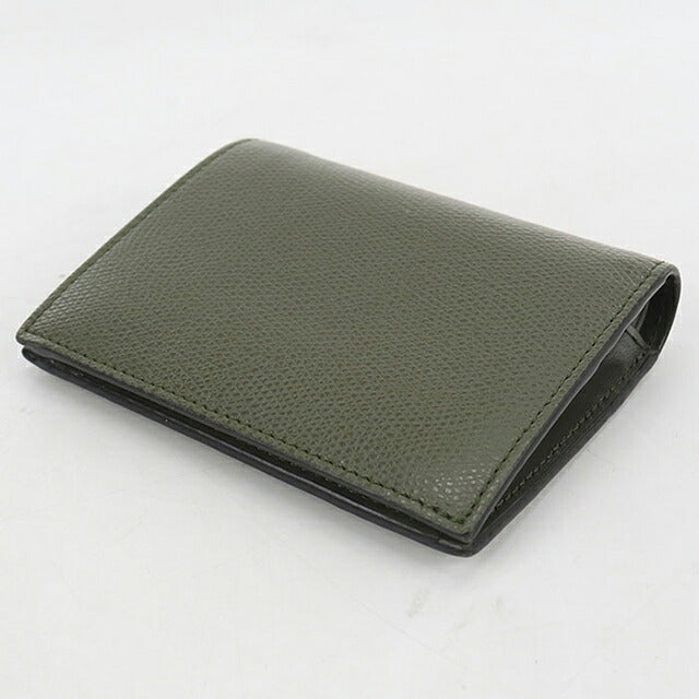 中古 フェンディ 二つ折り財布 二折財布 コンパクト レディース ブランド FENDI エフ イズ フェンディ スモール ウォレット 8M0387 カーキ USDFE119449011