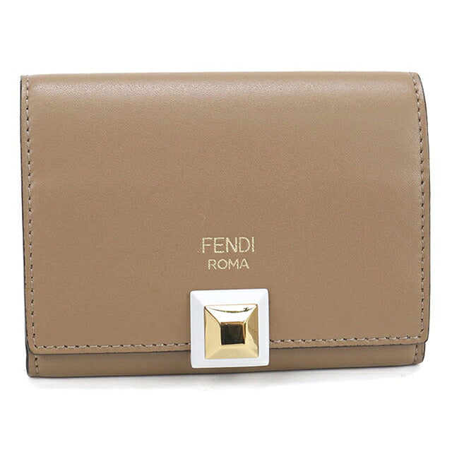 中古 フェンディ 名刺入れ レディース ブランド FENDI カードケース 8M0217 ブラウン USDFE121235011