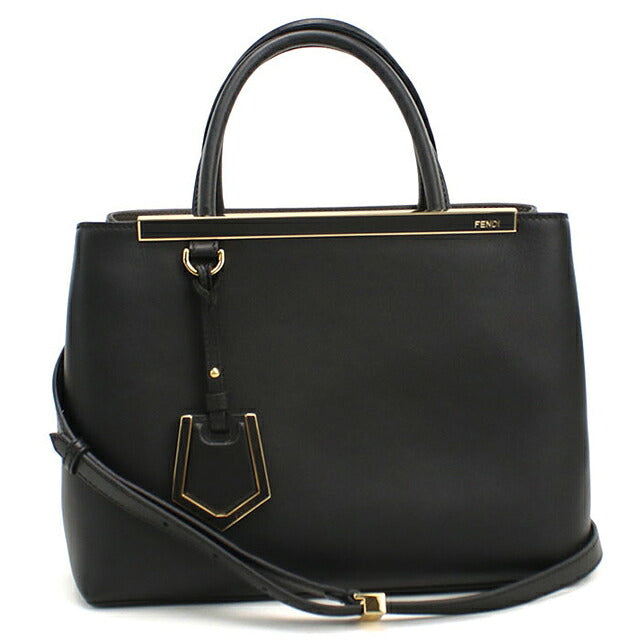 中古 フェンディ ハンドバッグ レディース ブランド FENDI プチ トゥージュール 2WAY 8BH253 ブラック USDFE121416011