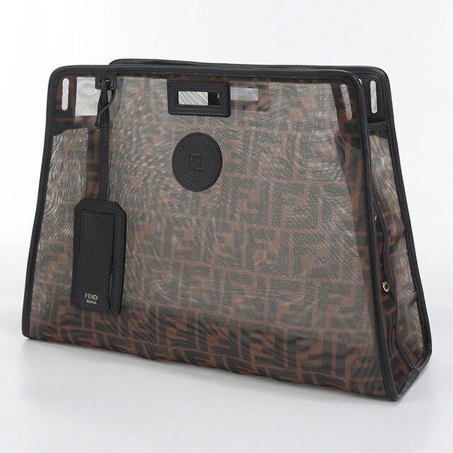 中古 フェンディ ハンドバッグ レディース ブランド FENDI ピーカブー ディフェンダー 7AR718 ブラウン バッグ USDFE88639011