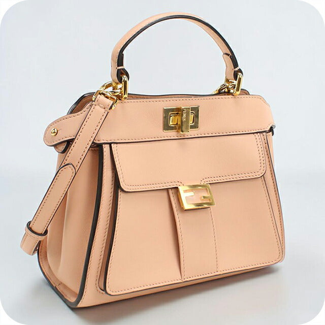 中古 フェンディ ハンドバッグ レディース ブランド FENDI ピーカブー ピーカブー ミニ 8BN244 ピンク USDFE88983011