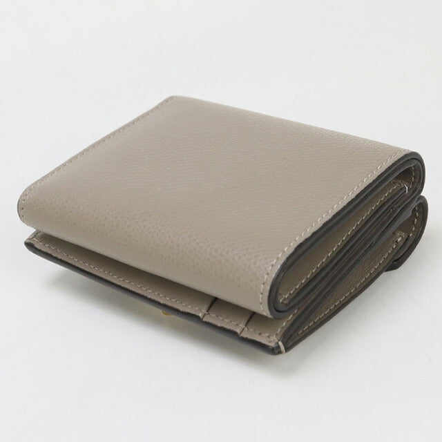 中古 フェンディ 三折財布 レディース ブランド FENDI FFダイヤモンド レザー 8M0480 グレー 財布 USDFE97876011