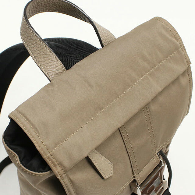 中古 フェンディ リュック レディース ブランド FENDI バックパック 7VZ067 ベージュ バッグ USDFE98019011