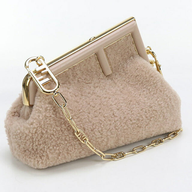 中古 フェンディ クラッチバッグ レディース ブランド FENDI ファースト スモール 8BP129 ピンク バッグ USDFE98340011