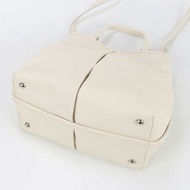 Used Ferragamo tote bag ladies brand FERRAGAMO rose ribbon 2WAY leather 21 309 white bag USDFR100393011