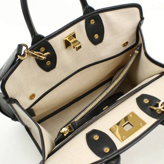 二手 Ferragamo 手提包女士品牌 FERRAGAMO Gancini 2WAY 皮革 21 I159 白色包 USDFR100724011