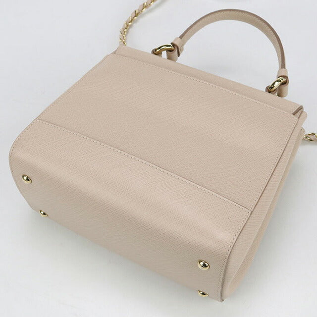 Used Ferragamo Handbag Ladies Brand FERRAGAMO Vara Ribbon 2WAY 21 F570 Beige Bag USDFR101742011