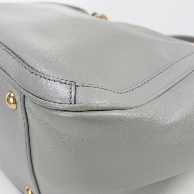 二手菲拉格慕手提包女士品牌FERRAGAMO Gancini链条21 B992灰色包USDFR102637011