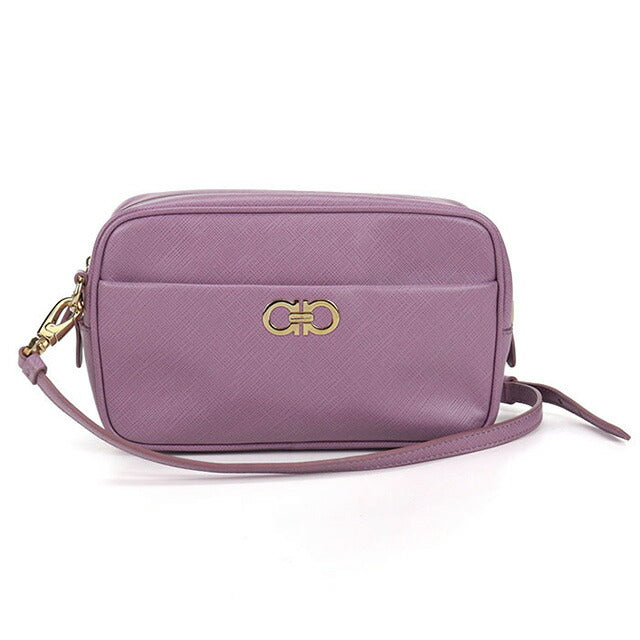 二手 Ferragamo 单肩包 女士品牌 FERRAGAMO Gancini 22 C246 紫色包 USDFR103539011