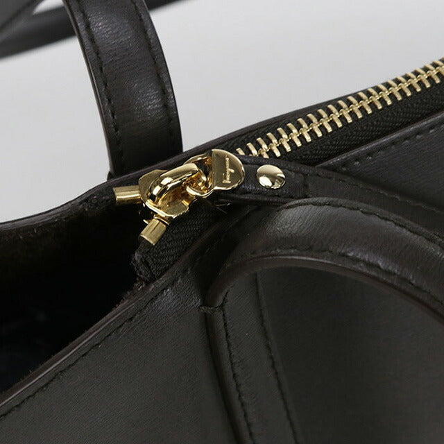 Used Ferragamo tote bag ladies brand FERRAGAMO Gancini 21 H019 brown bag USDFR103551011