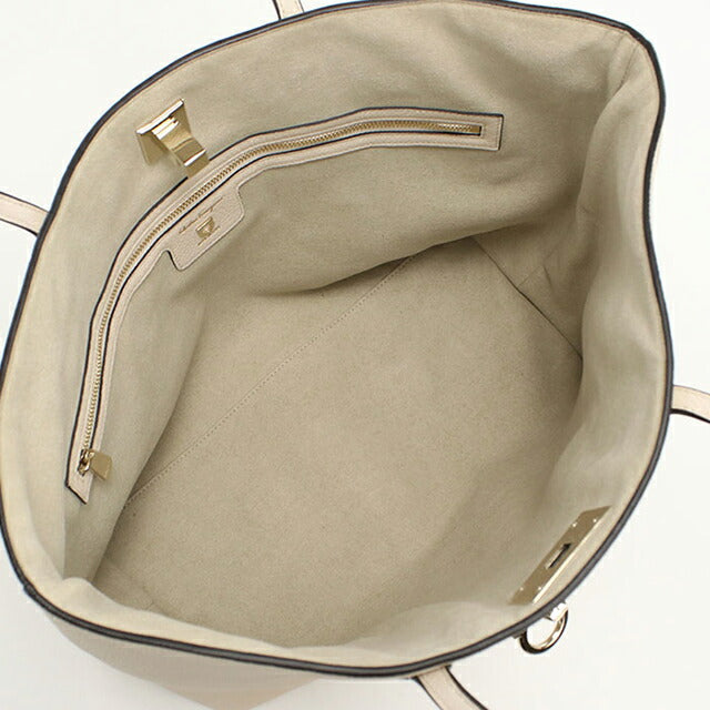 Used Ferragamo tote bag ladies brand FERRAGAMO Gancini tote bag 21 H655 white bag USDFR103573011