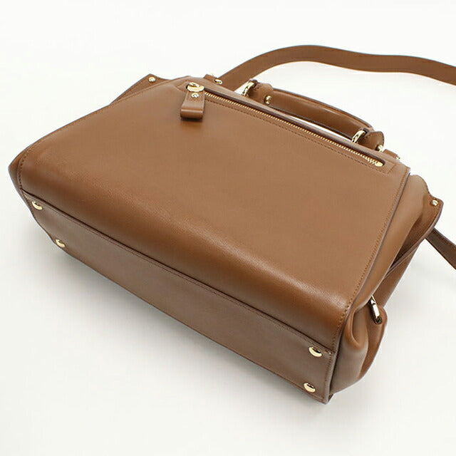 Used Ferragamo handbag ladies brand FERRAGAMO Gancini 2WAY 21 F606 brown bag USDFR103841011