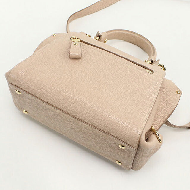 Used Ferragamo Handbag Ladies Brand FERRAGAMO Gancini 2WAY Handbag 21 F628 Beige Bag USDFR104459011