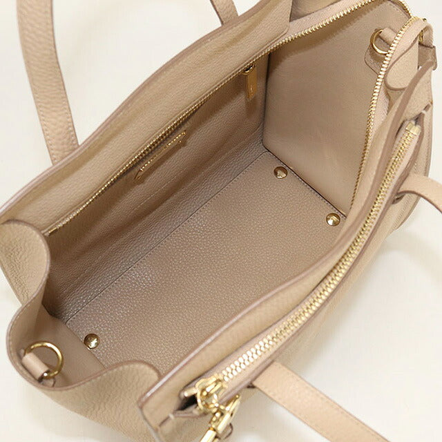 Used Ferragamo tote bag ladies brand FERRAGAMO Gancini 2WAY 21 F478 beige bag USDFR107342011