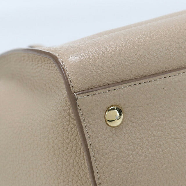 Used Ferragamo tote bag ladies brand FERRAGAMO Gancini 2WAY 21 F478 beige bag USDFR107342011