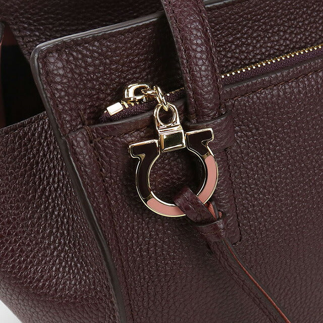 Used Ferragamo tote bag ladies brand FERRAGAMO Gancini 2WAY 21 F478 wine red bag USDFR107465011