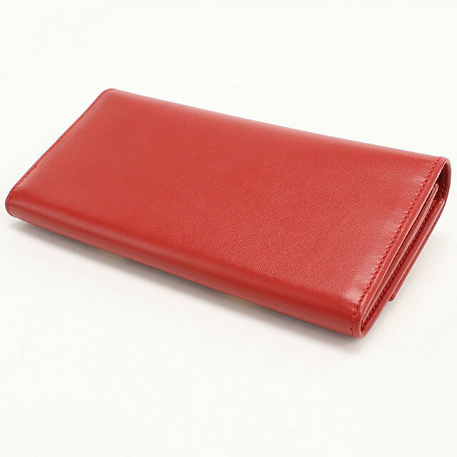 二手 Ferragamo 长钱包双折女士品牌 FERRAGAMO 22 D502 红色钱包 USDFR107476011