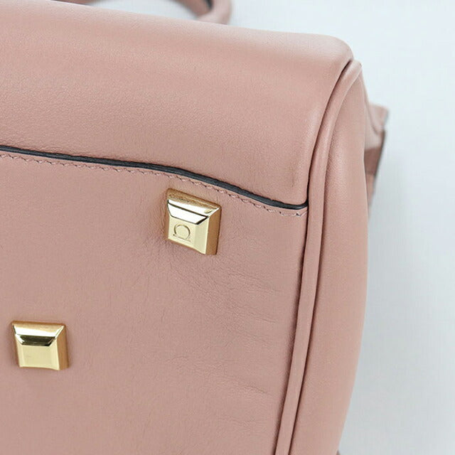 Used Ferragamo tote bag ladies brand FERRAGAMO Gancini 2WAY 21 H159 pink USDFR109906011