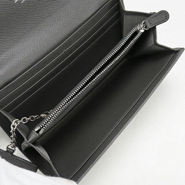 Used Ferragamo long wallet bifold ladies brand FERRAGAMO Gancini 22 D150 gray USDFR111938011