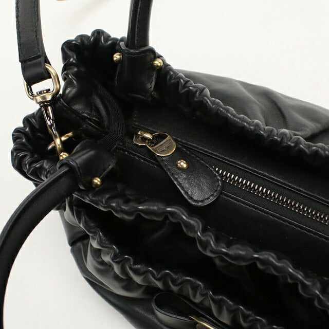 中古 フェラガモ ハンドバッグ レディース ブランド FERRAGAMO ヴェラリボン 2WAY 21 C793 ブラック USDFR113125011