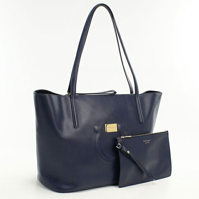 二手 Ferragamo 手提包女士品牌 FERRAGAMO Gancini 21 H019 海军蓝 USDFR121490011