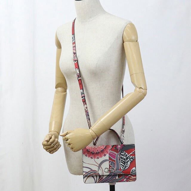 二手 Ferragamo 手提包 女士品牌 FERRAGAMO Gancini 2WAY 22 D866 红色包 USDFR96166011
