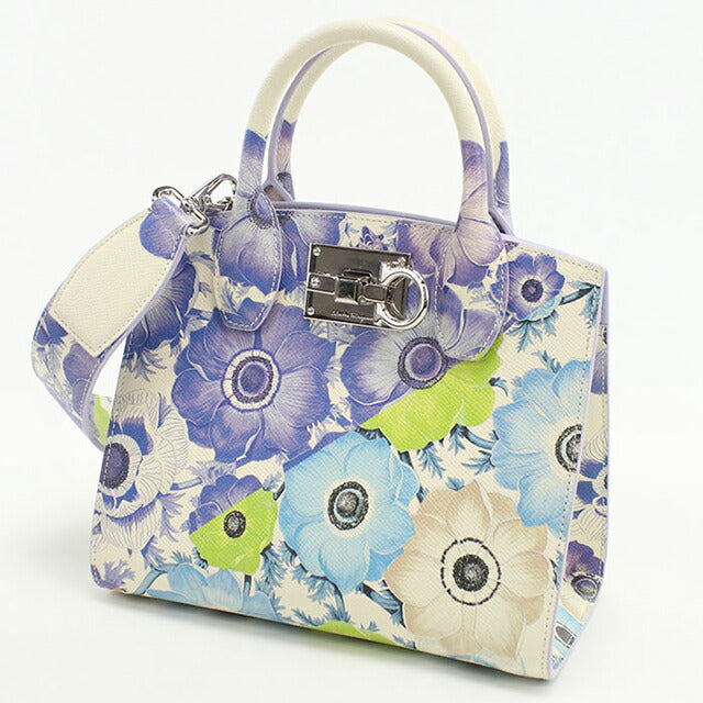 二手 Ferragamo 手提包女士品牌 FERRAGAMO Gancini 2WAY 皮革 21 4496 多色包 USDFR96577011
