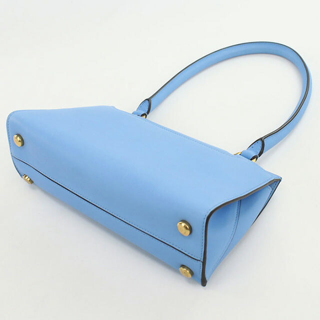 中古 フェラガモ ハンドバッグ レディース ブランド FERRAGAMO ガンチーニ 21 1495 ブルー バッグ USDFR97473011