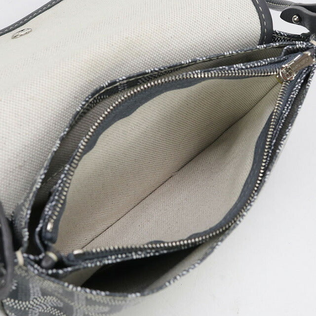 中古 ゴヤール ポーチウォレット ユニセックス ブランド GOYARD プリュメ ポーチウォレット グレー 財布 USDGO97562011