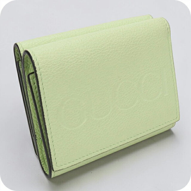 Used Gucci trifold wallet trifold wallet with coin purse trifold wallet trifold wallet ladies brand GUCCI embossed logo medium wallet USDGU100869011