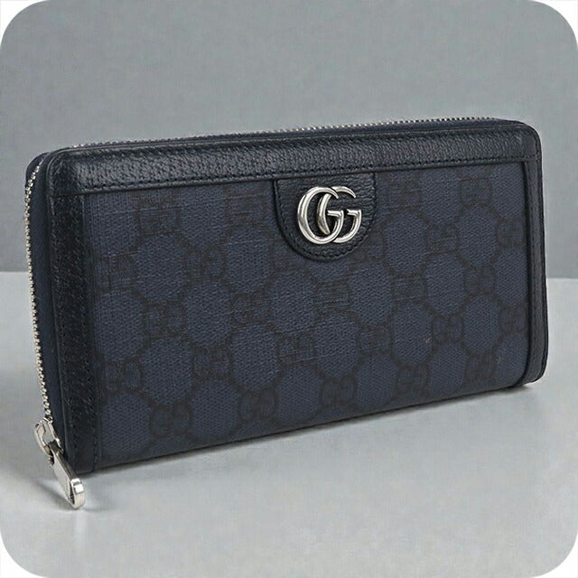 中古 グッチ 長財布ラウンドファスナー メンズ ブランド GUCCI オフィ