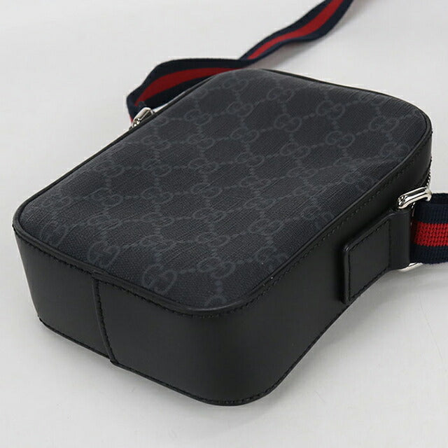中古 グッチ ショルダーバッグ ユニセックス ブランド GUCCI GGスプリーム 598103 ブラック バッグ USDGU102842011
