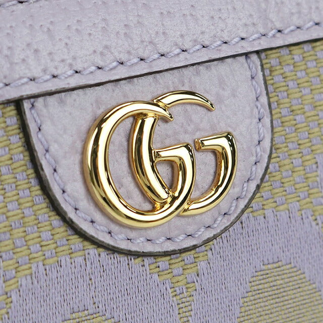 中古 グッチ キーリング付小銭入れ レディース ブランド GUCCI オフィディア ジャンボGGコインケース レザー 726503 パープル 財布 USDGU103683011