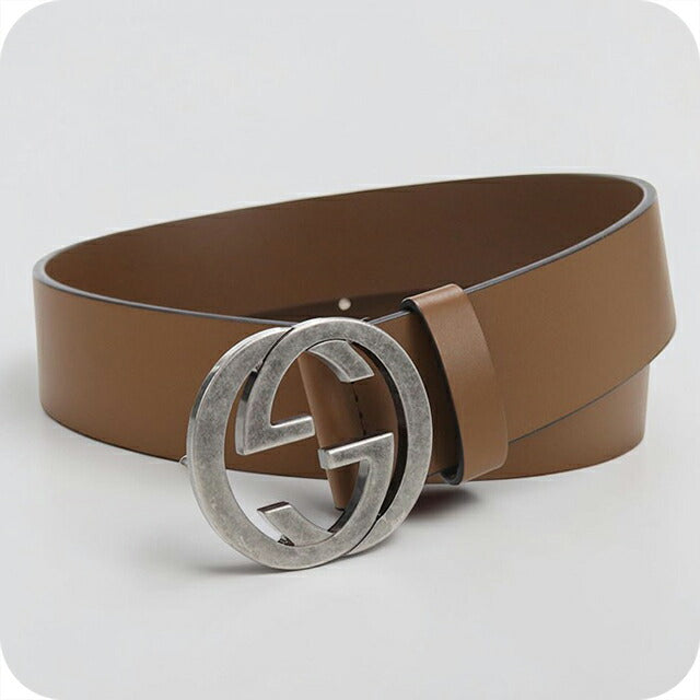 中古 グッチ ベルト メンズ ブランド GUCCI インターロッキングG