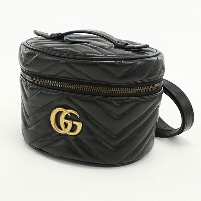 Used Gucci backpack ladies brand GUCCI GG Marmont mini backpack 598594 black USDGU104565011
