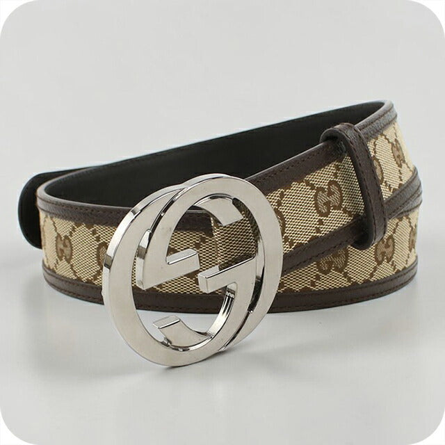 中古 グッチ ベルト メンズ ブランド GUCCI インターロッキングG