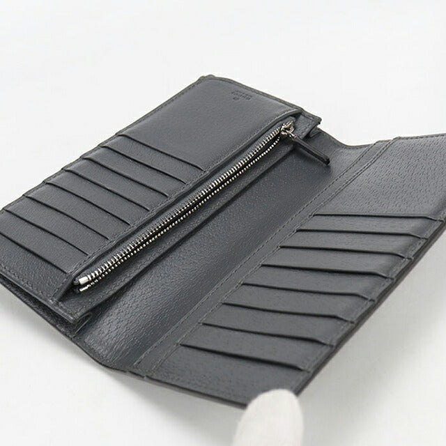 Used Gucci long wallet with double fold coin purse Men&