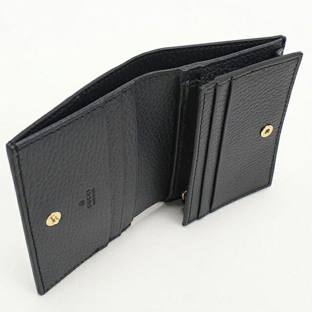 中古 グッチ 二つ折り財布 二折財布 レディース ブランド GUCCI GGスプリーム カードケース ウォレット レザー 658610 ネイビー USDGU107151011