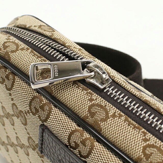 Used Gucci body bag unisex brand GUCCI GG canvas belt bag 449174 beige USDGU107221011