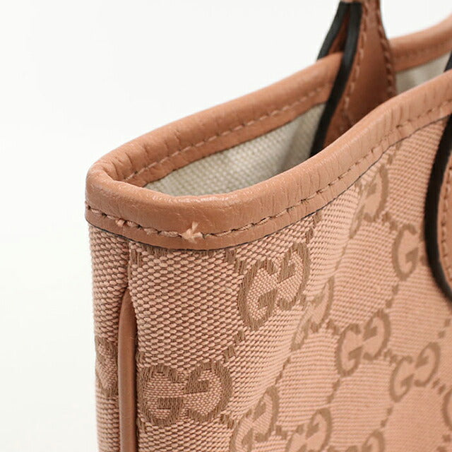 Used Gucci tote bag ladies brand GUCCI Ophidia 742102 pink USDGU108526011