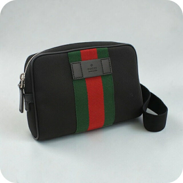GUCCI ブラック ボディバッグ　ウエストバッグ GUCCI（グッチ） 並行輸入 ウエストバッグ ボディバッグ オフザ