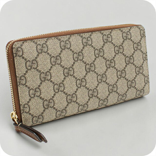 中古 グッチ 長財布ラウンドファスナー レディース ブランド GUCCI GG 