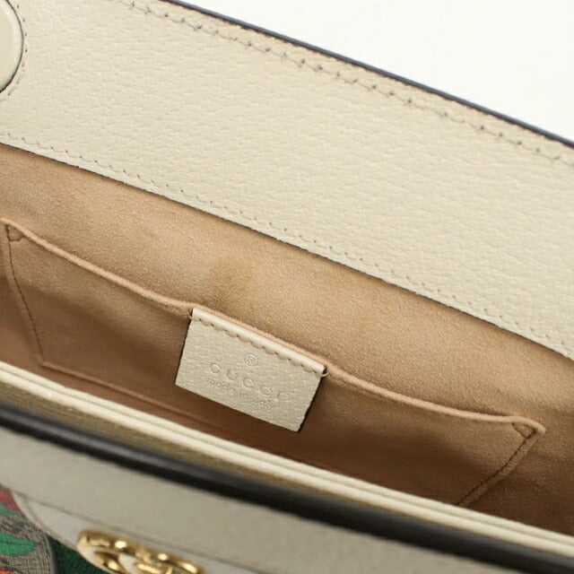 Used Gucci shoulder bag ladies brand GUCCI Ophidia chain leather 503877 beige USDGU110185011