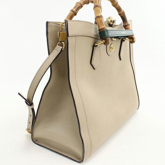 中古 グッチ トートバッグ レディース ブランド GUCCI グッチ ダイアナ 2WAY レザー 655658 ベージュ USDGU110753011