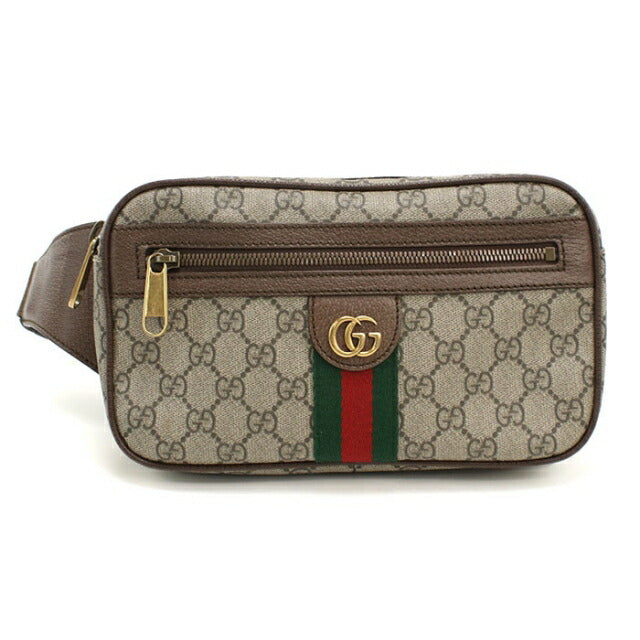 中古 グッチ ボディバッグ ユニセックス ブランド GUCCI オフィディア GGベルトバッグ レザー 574796 ベージュ USDGU110830011